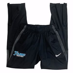 Nike S Tulane Green Wave Team Epic Training Pant Embroidered WarmUp Pockets Mesh